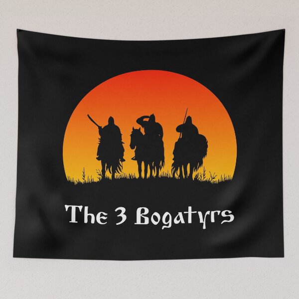 Item preview, The Three Bogatyrs designed and sold by sirglennbo.