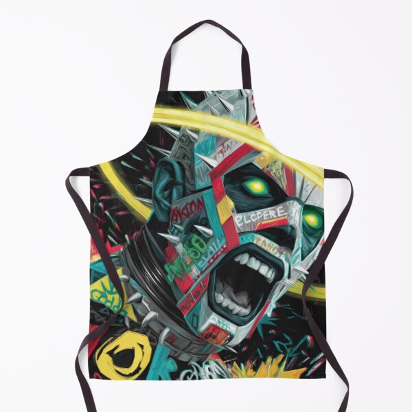 Item preview, GraffitX Chaos Oracle – Abstract Street Surreal Portrait Art designed and sold by Blackcanvas444.