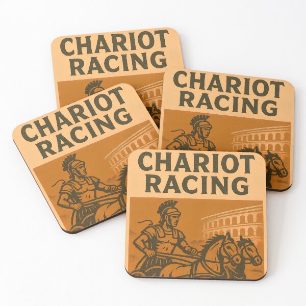 Item preview, Ancient Rome Chariot Racing Gladiator Design designed and sold by Retr0Tshirts.