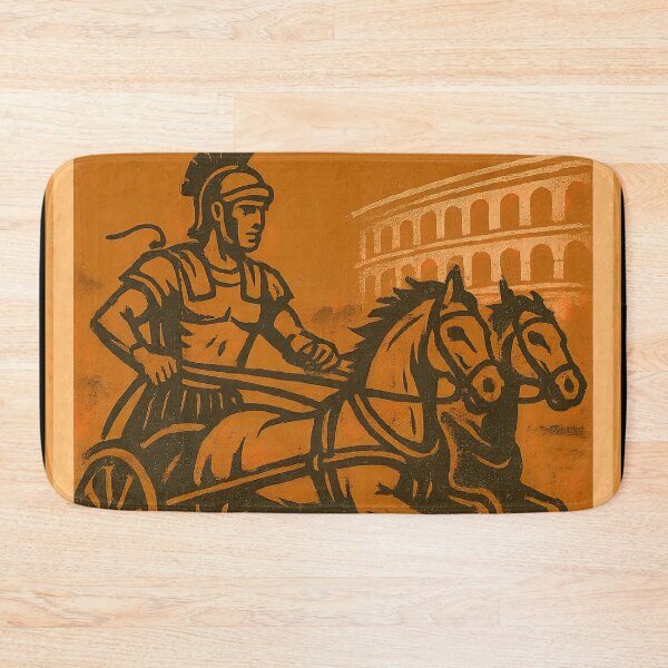 Item preview, Ancient Rome Chariot Racing Gladiator Design designed and sold by Retr0Tshirts.