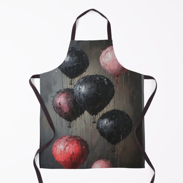 Item preview, Floating balloons in a dark atmosphere designed and sold by Mianku | Für das Leben.