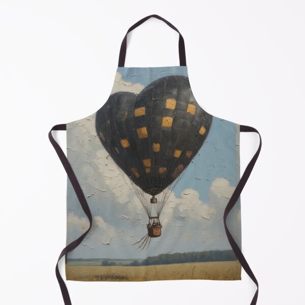 Item preview, Heart-shaped balloon over golden grain field designed and sold by Mianku | Für das Leben.