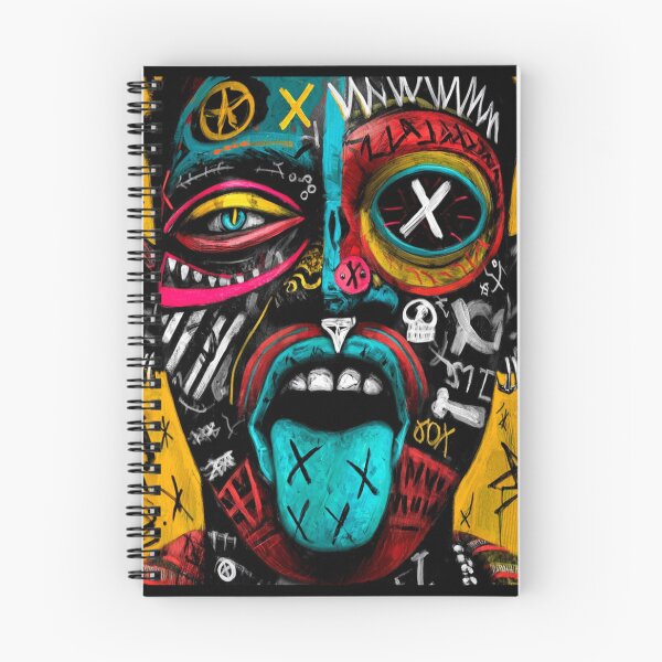 Item preview, GraffitX Chaos Oracle – Abstract Street Surreal Portrait Art designed and sold by Blackcanvas444.