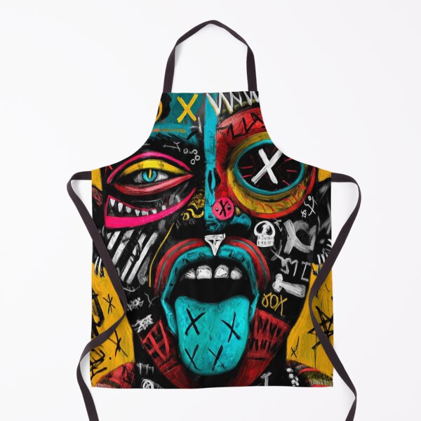 Item preview, GraffitX Chaos Oracle – Abstract Street Surreal Portrait Art designed and sold by Blackcanvas444.