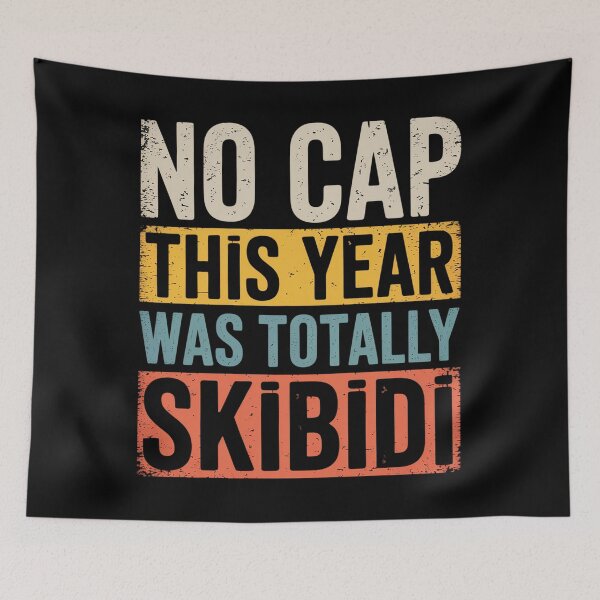 Item preview, End Of The Year Teacher No Cap This Year Was Totally Skibidi designed and sold by RayhendersonArt.