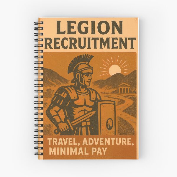 Item preview, Ancient Roman Legion Recruitment Retro Poster designed and sold by Retr0Tshirts.