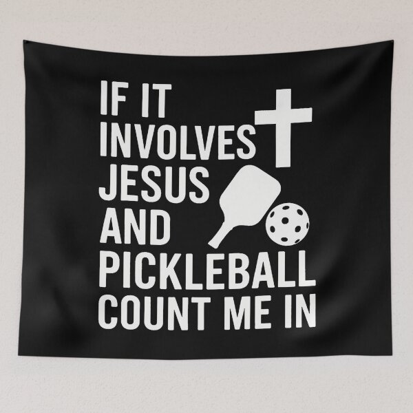 Item preview, If It Involves Jesus And Pickleball - Pickleballers designed and sold by AntoinetteKris.