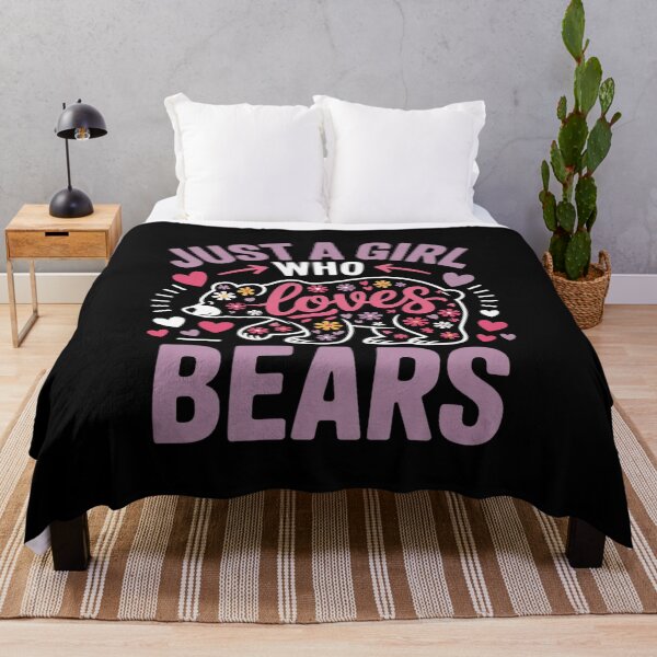 Item preview, Floral Bear Girls Women Just A Girl Who Loves Bears designed and sold by InspiredFoul.