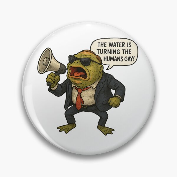 Item preview, Alex Jones Frog Parody designed and sold by Sonic Nova Studios.