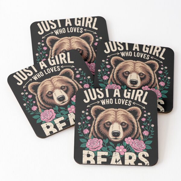 Item preview, Floral Bear Just A Girl Who Loves Bears  designed and sold by InspiredFoul.