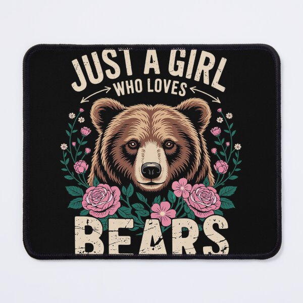 Item preview, Floral Bear Just A Girl Who Loves Bears designed and sold by InspiredFoul.