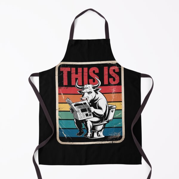 Item preview, This Is Bullsht Funny Cow Toilet Humorous Men Women8 designed and sold by KotexTemu.