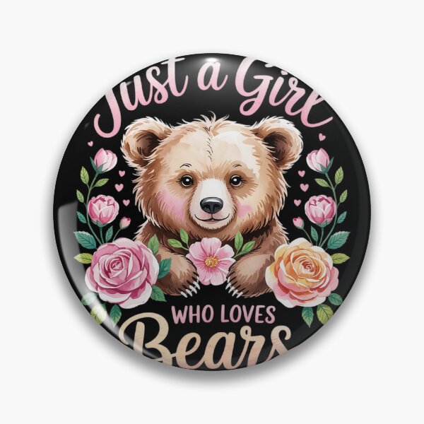 Item preview, Floral Bear Lover Women Just A Girl Who Loves Bears  designed and sold by InspiredFoul.
