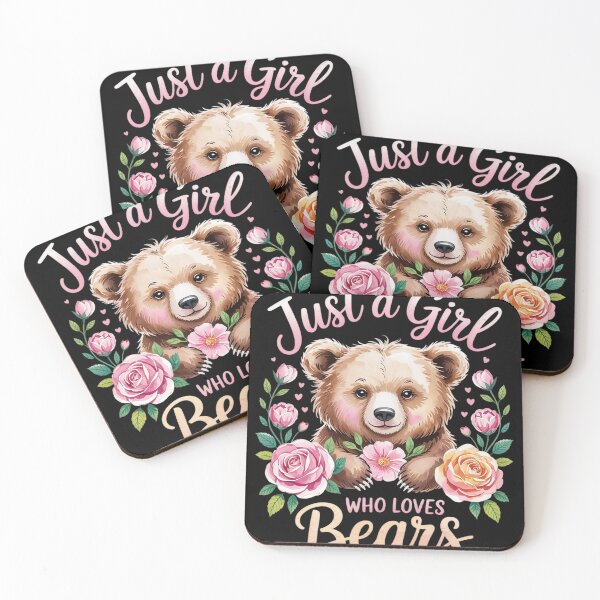 Item preview, Floral Bear Lover Women Just A Girl Who Loves Bears  designed and sold by InspiredFoul.