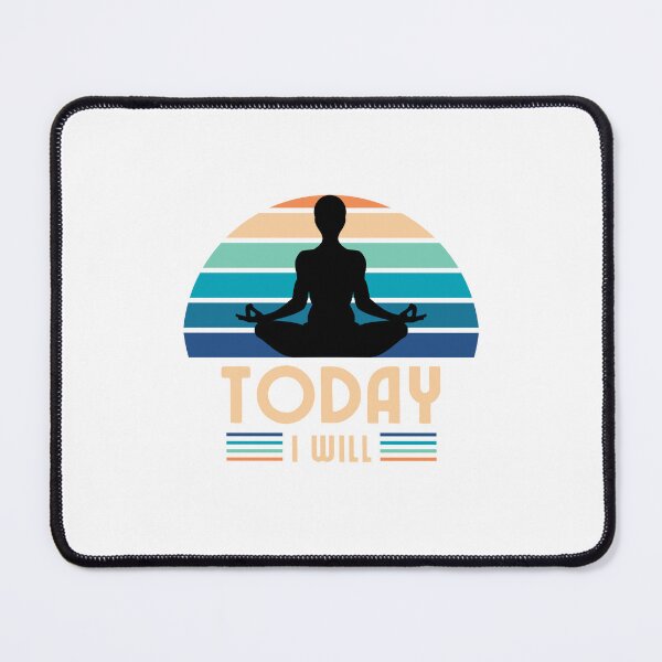 Item preview, Motivational Today I will for positive vibes | mediation vibes designed and sold by ZenMeUp.