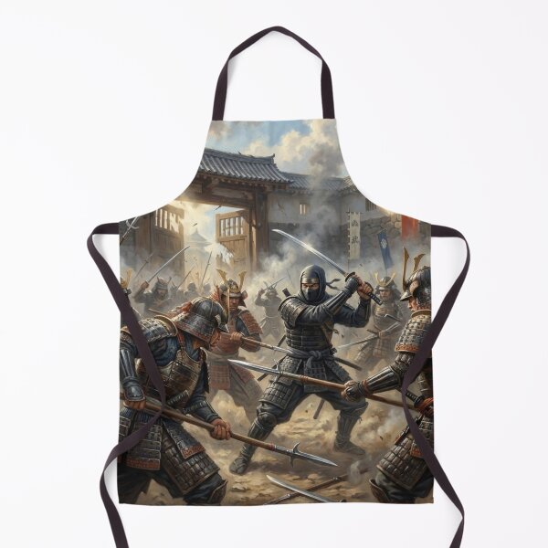 Item preview, The Silent Guardian: Hattori Hanzo’s Unyielding Shadow designed and sold by Mori-no-Akari.