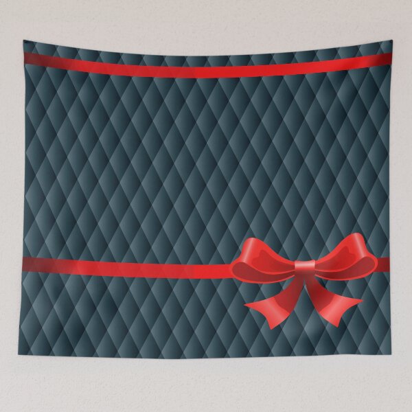 Item preview, Original blue print with a red bow. An original gift for any occasion.  designed and sold by Natalia4321.