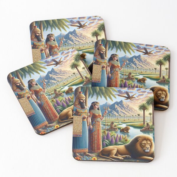 Item preview, Lion of Babylon, cuneiform tablets, Mesopotamia designed and sold by Redbdon.