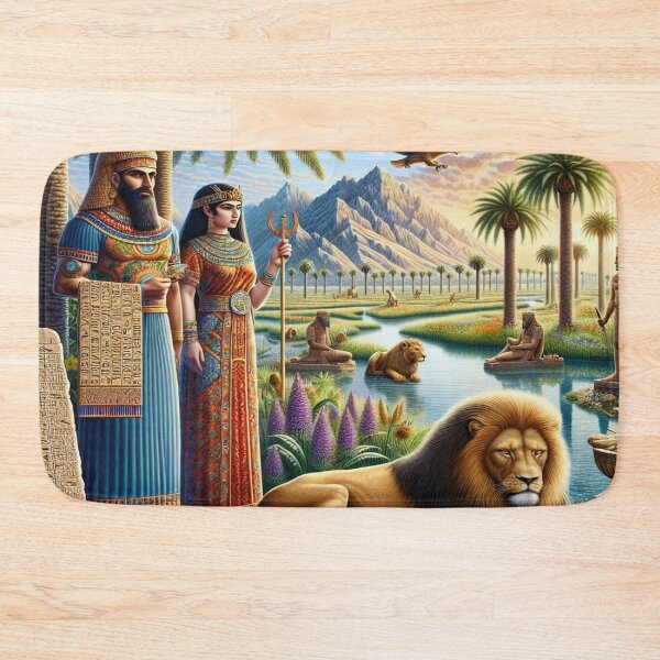 Item preview, Lion of Babylon, cuneiform tablets, Mesopotamia designed and sold by Redbdon.