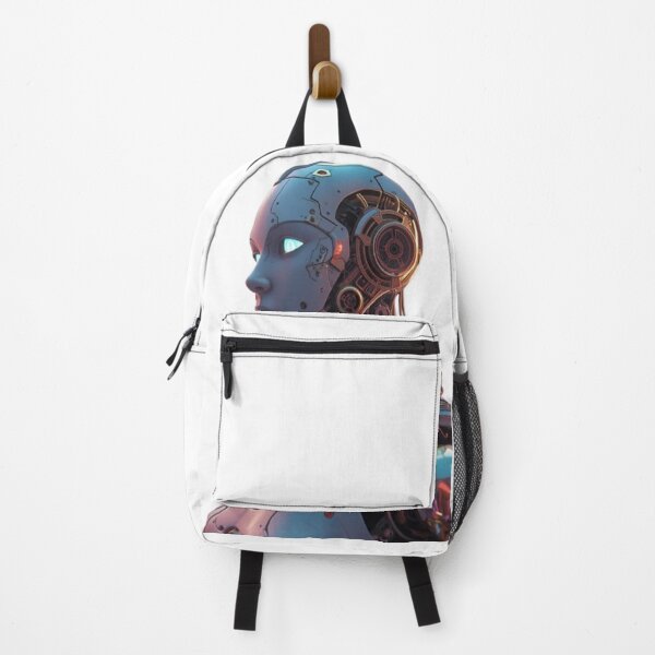 Item preview, Futuristic Cyborg Android Woman Portrait designed and sold by TFM-Fashion.