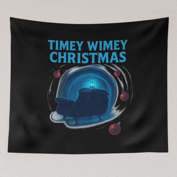 Item preview, Timey Wimey Christmas Sleigh – Sci-Fi Holiday Vortex designed and sold by FandomFunStudio.