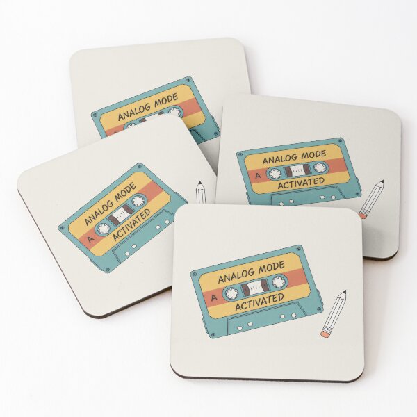 Item preview, Analog Mode Activated Cassette Pencil Rewind Retro Design designed and sold by SplashTastic.