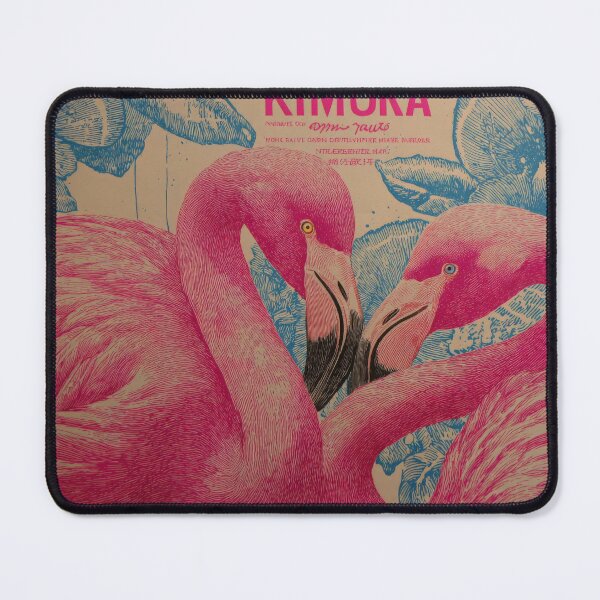 Item preview, Kimura Flamingo Plains – Retro Vintage Landscape Poster Art designed and sold by JiFf-Reda.
