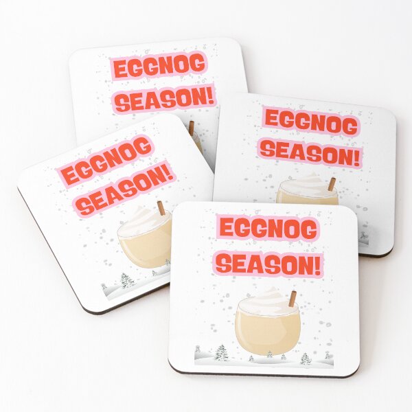 Item preview, Eggnog Season T-Shirt – Holiday Drink Lovers Christmas Tee designed and sold by ArtzyAyb.