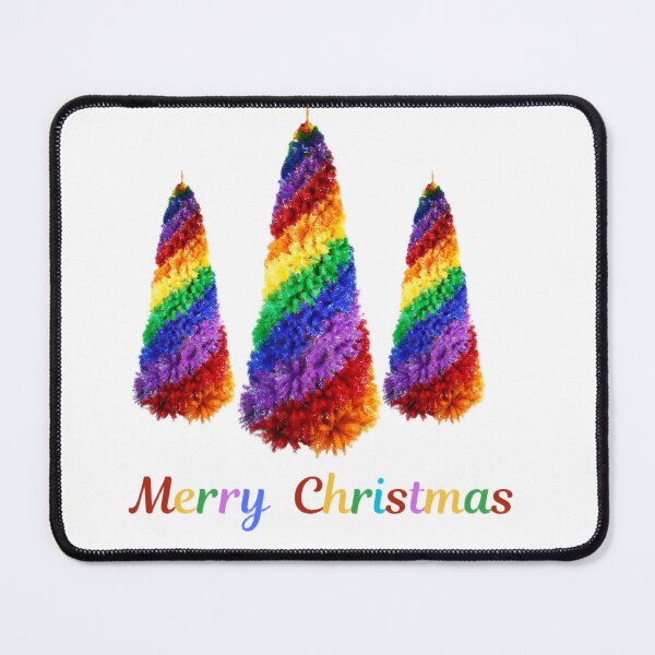 Item preview, Rainbow  Christmas Tree  Merry Christmas | Colorful Christmas tree Merry Christmas designed and sold by Brewgoodness.