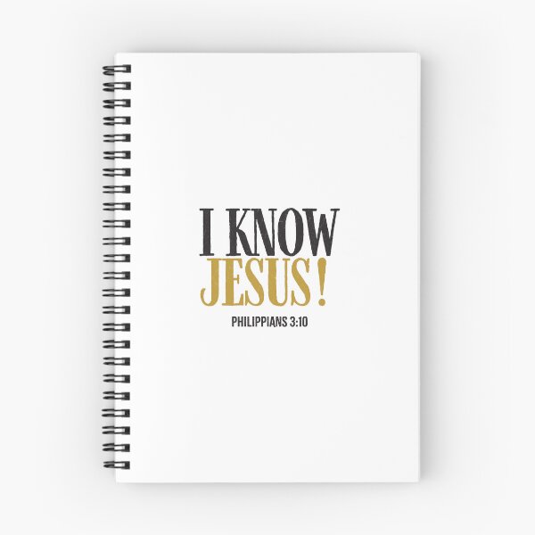 Item preview, I know Jesus - Philippians 3:10 designed and sold by LambsPath.