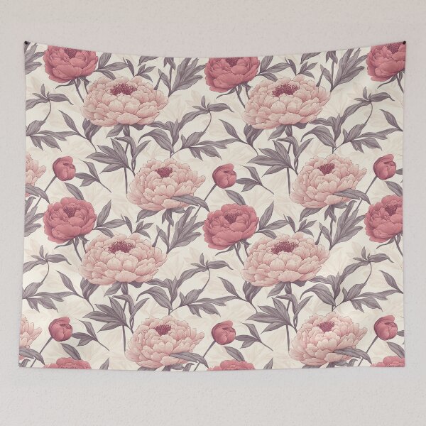 Item preview, Artistic Charming Floral Peonies Print For Wedding Favor designed and sold by RoyalStarsPatts.