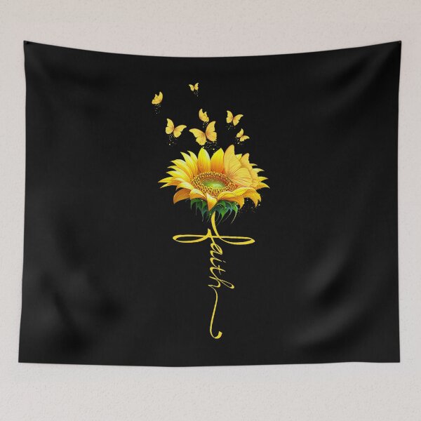 Item preview, Faith Cross Sunflower Bloom designed and sold by Pronce987.