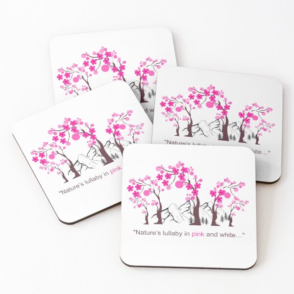 Item preview, "A nature poem blossomed under the witness of snowy peaks…" designed and sold by MayaMaliStudio.
