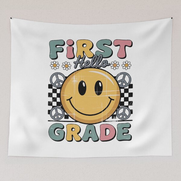 Item preview, Back To School Hello First Grade designed and sold by Elenasriveras.