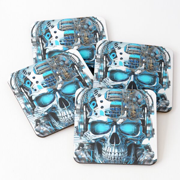 Item preview, Skull Vibrant Artistic Designs Celebrating Nature Technology Nostalgia designed and sold by ART ATTACK ZONE.