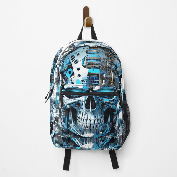 Item preview, Skull Vibrant Artistic Designs Celebrating Nature Technology Nostalgia designed and sold by ART ATTACK ZONE.