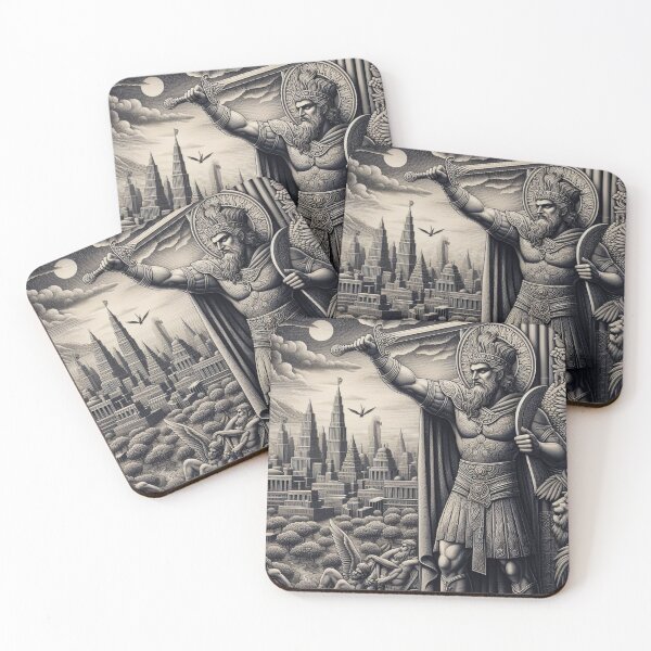 Item preview, Gilgamesh, legendary king of the city of Uruk, heroic character of ancient Mesopotamia, cradle of the civilization of humanity, god of the Underworld in Mesopotamian religion designed and sold by Redbdon.