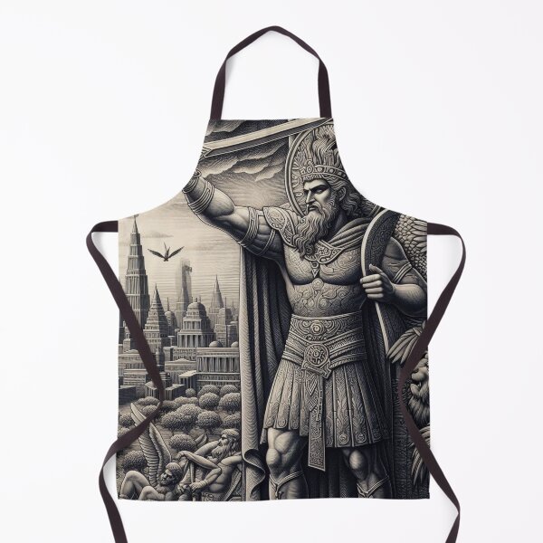 Item preview, Gilgamesh, legendary king of the city of Uruk, heroic character of ancient Mesopotamia, cradle of the civilization of humanity, god of the Underworld in Mesopotamian religion designed and sold by Redbdon.