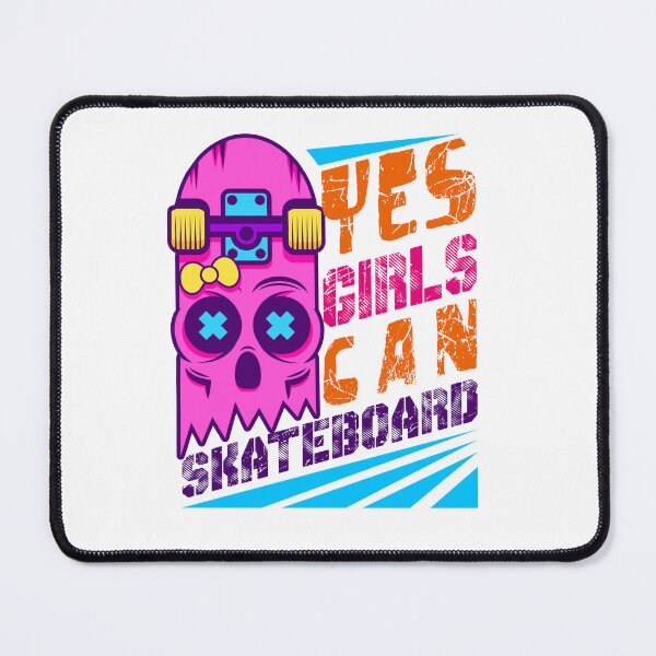 Item preview, Yes Girls Can Skateboard Skater Girl Skateboarding designed and sold by jaygo.