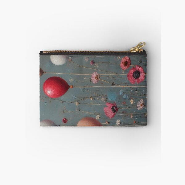 Item preview, Balloons and flowers in a field designed and sold by Mianku | Für das Leben.