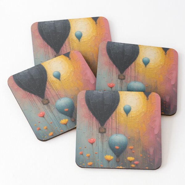 Item preview, Balloons, flower field, sunny day, dream designed and sold by Mianku | Für das Leben.