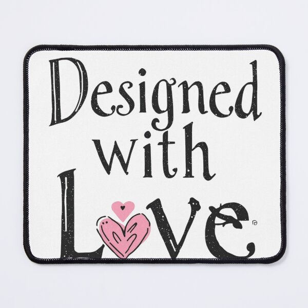 Item preview, Sweet Designed with Love Gift | Heart Anniversary Couples T-Shirt & Valentine's Day Present designed and sold by Bada-stickers.
