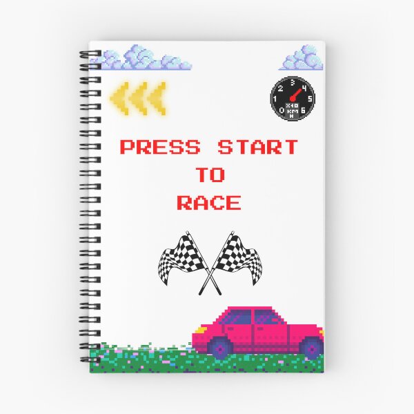 Item preview, Press Start to Race T-Shirt – Retro Arcade Racing Tee designed and sold by ArtzyAyb.