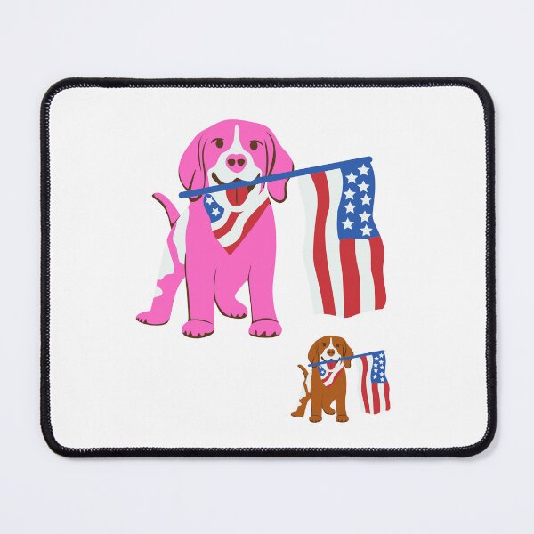 Item preview, Dog with American flag designed and sold by GOTCHO1.
