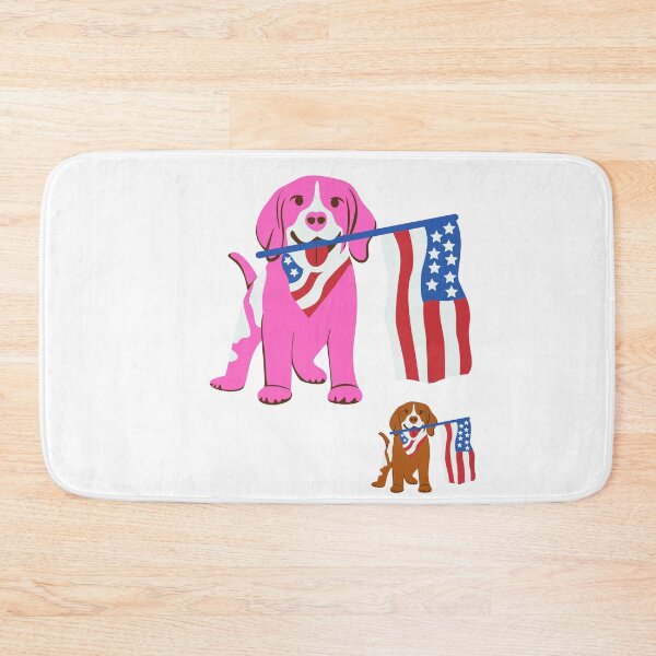 Item preview, Dog with American flag designed and sold by GOTCHO1.