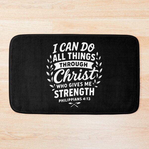 Item preview, Philippians 4:13 I can do all things through Christ who gives me strength designed and sold by plushism.