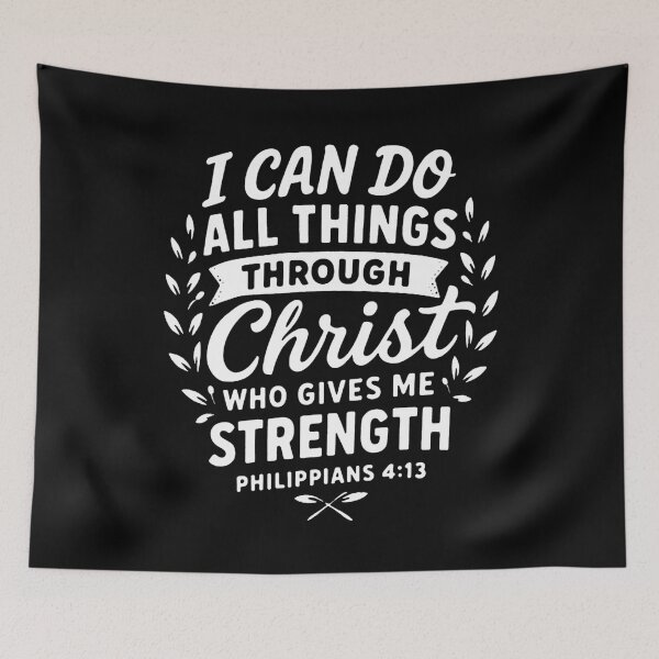 Item preview, Philippians 4:13 I can do all things through Christ who gives me strength designed and sold by plushism.