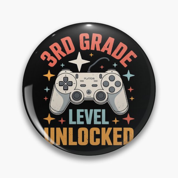 Artikelvorschau, Gamer-Level der 3. Klasse freigeschaltet – Erster Schultag entworfen und verkauft von THagBlue.