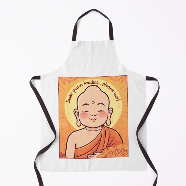 Item preview, Pop Art Monk– Zen Mandala Cartoon Series | Spiritual Calm & Mindfulness Design designed and sold by CosmicNook1.