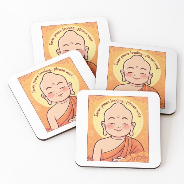 Item preview, Pop Art Monk– Zen Mandala Cartoon Series | Spiritual Calm & Mindfulness Design designed and sold by CosmicNook1.